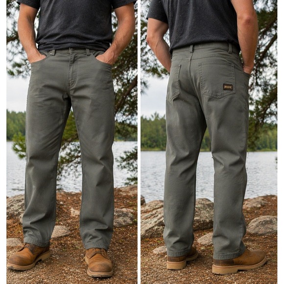 Duluth Trading Co Other - Duluth Trading Co DuluthFlex Fire Hose Relaxed Fit Pants Grey 35x34 62752 Mens